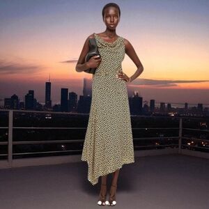 Banana Republic Crepe Twist-Shoulder Dress